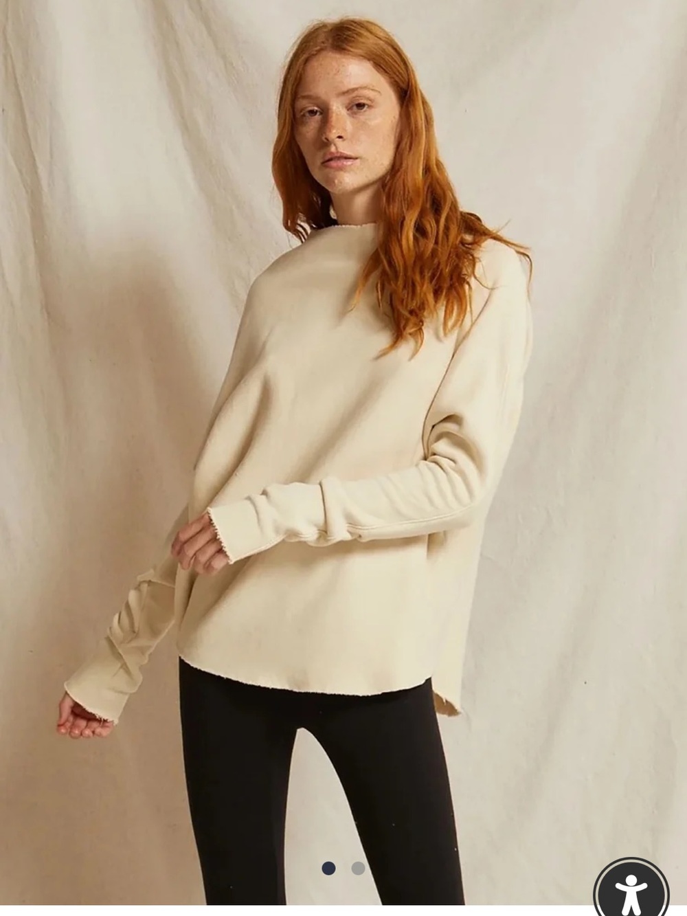 Perfectwhitetee Morrison mock neck